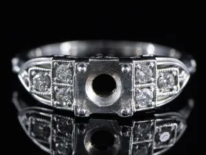 The Garrison Semi-Mount Engagement Ring