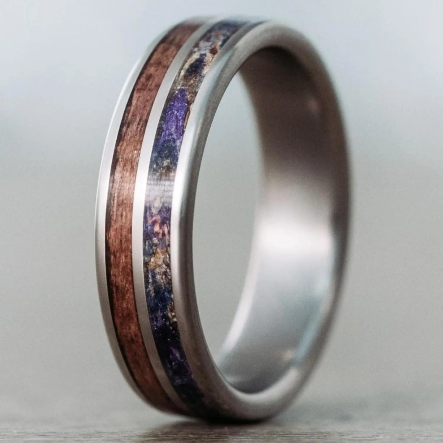 The Percival & The Maiden - Floral Wedding Ring Set