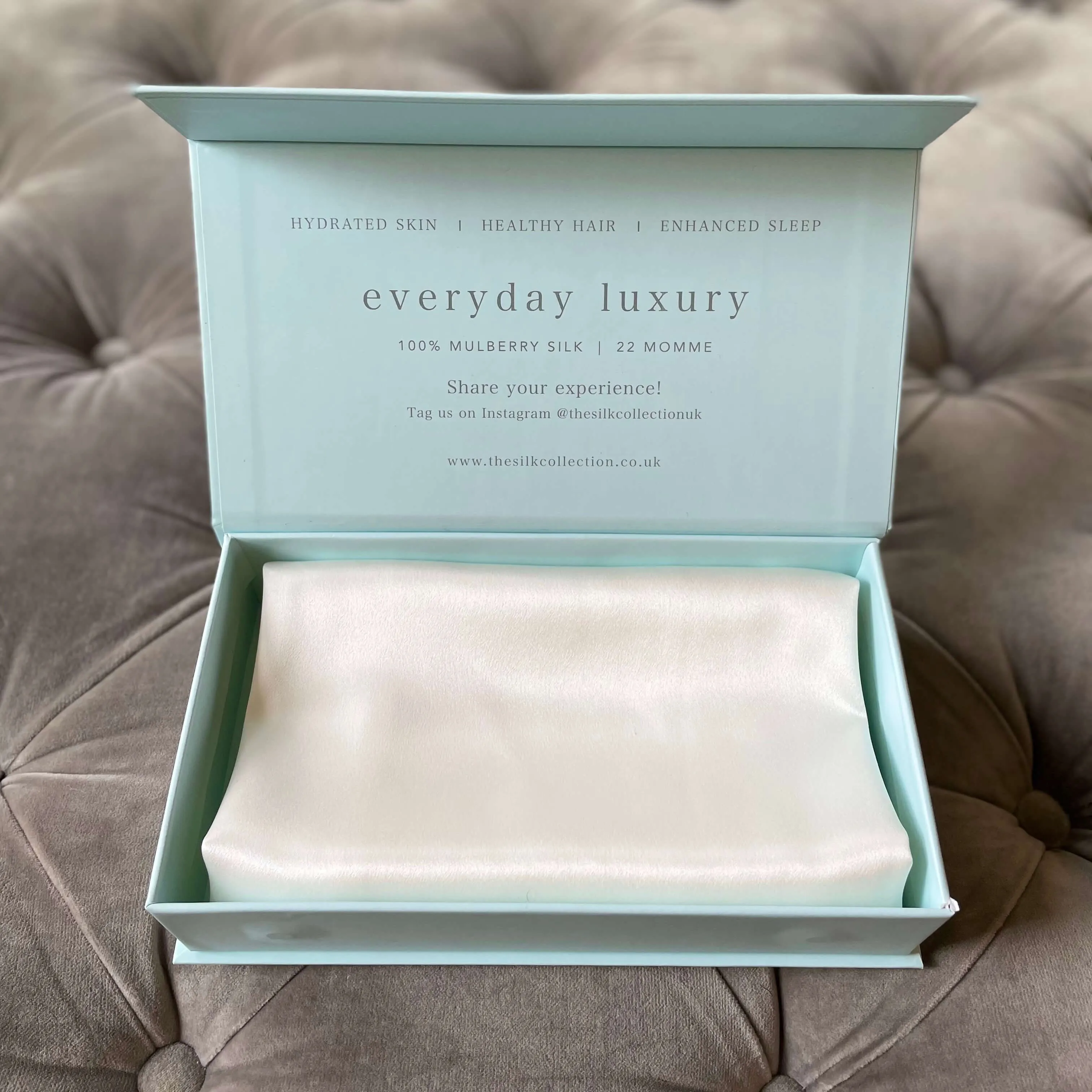 The Pure Silk Pillowcase Set of Two (RRP £98)