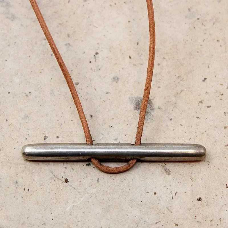 The Sterling Silver Cleat Necklace by Local Artist
