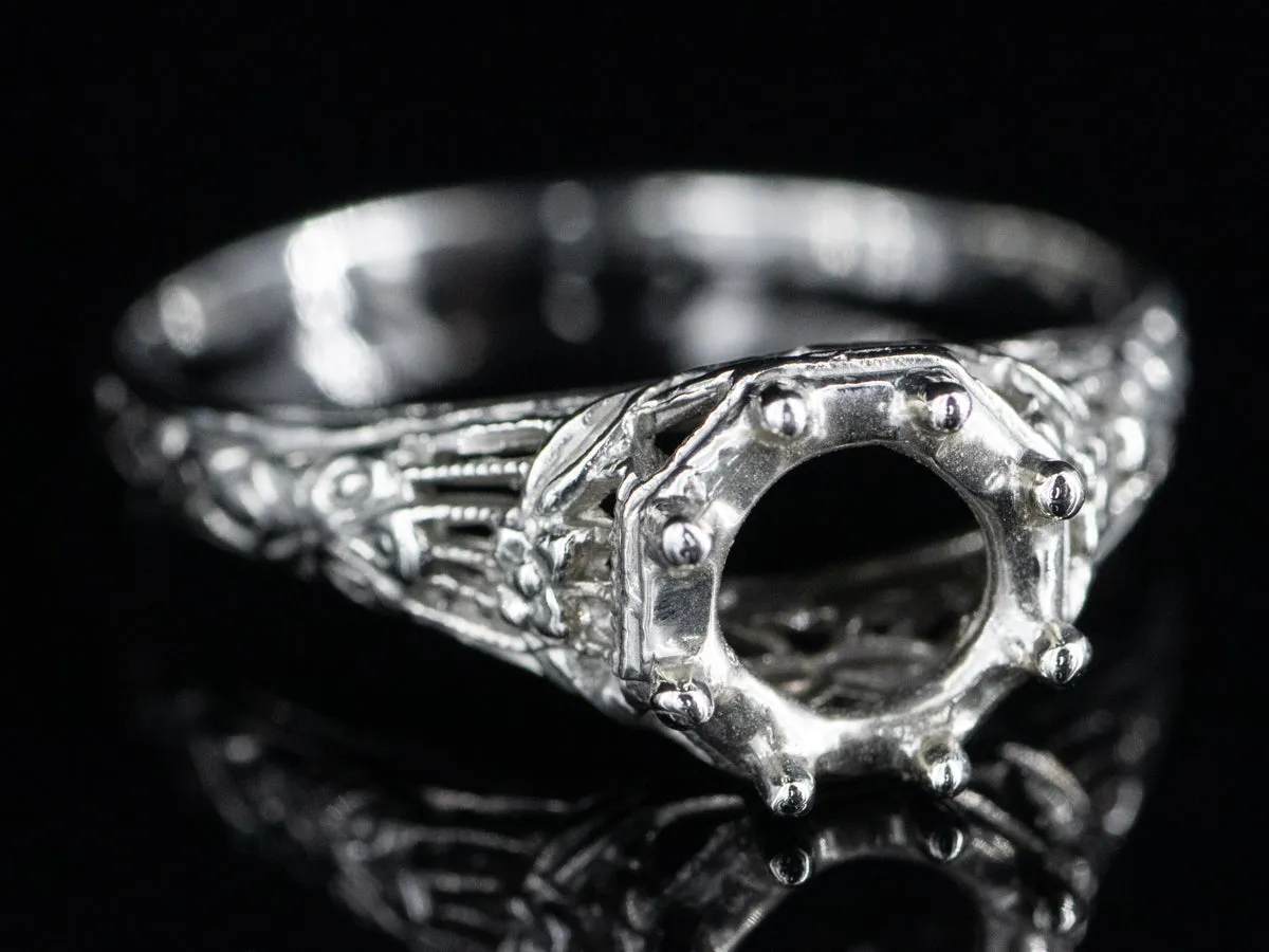 The Wreath Semi-Mount Engagement Ring