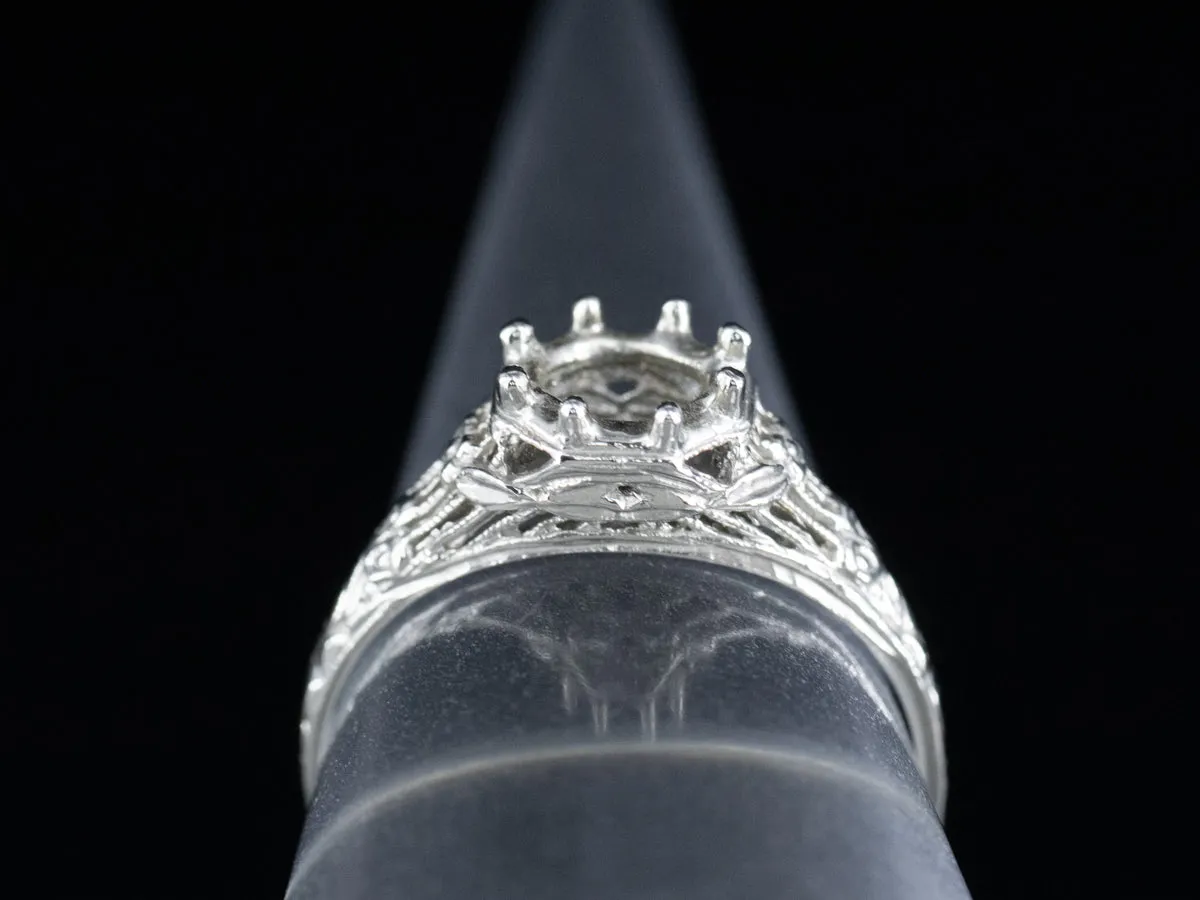 The Wreath Semi-Mount Engagement Ring