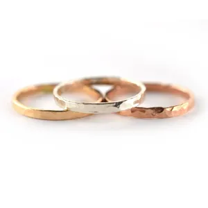 Thick Stackable Ring- Single Ring