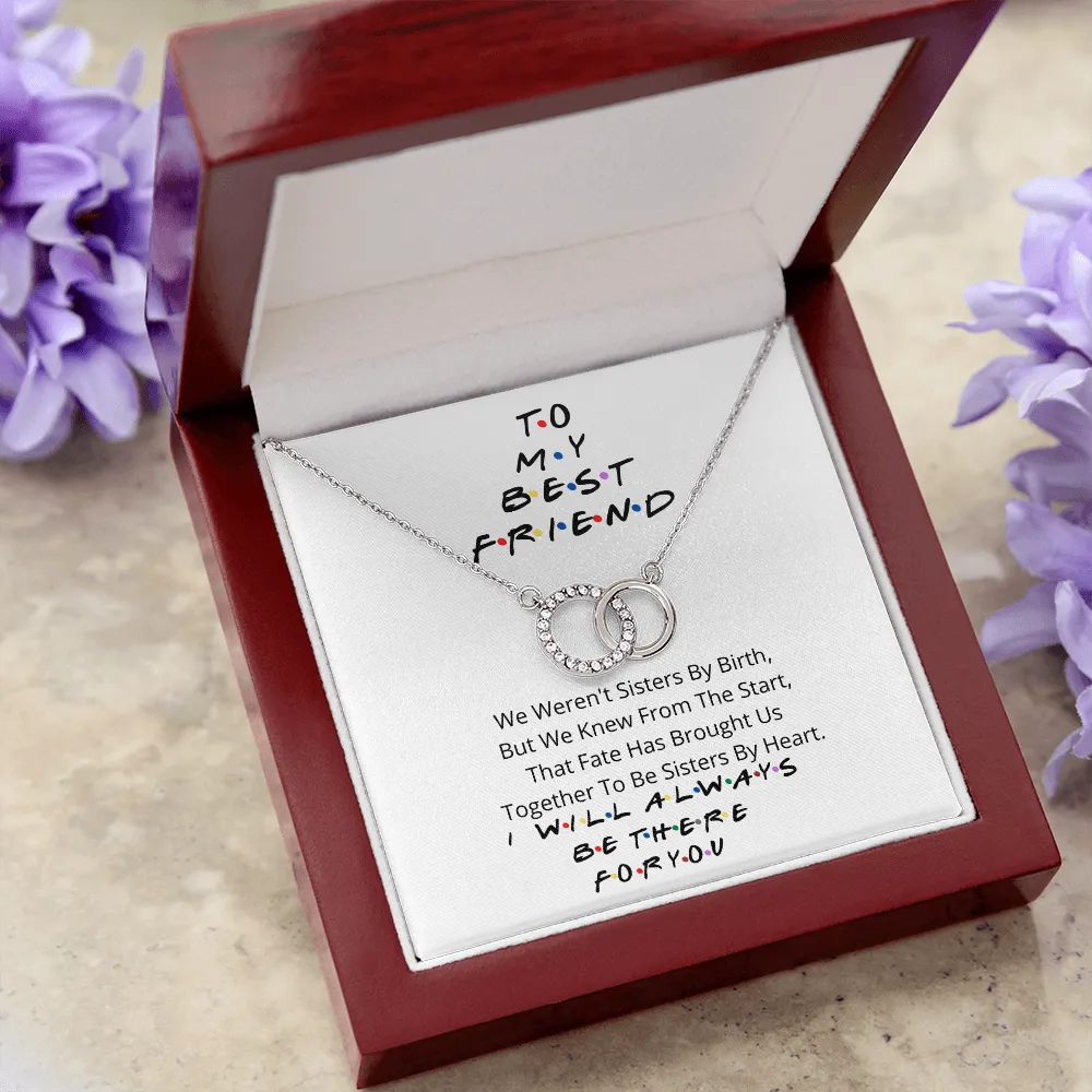 To my best friend rings necklace