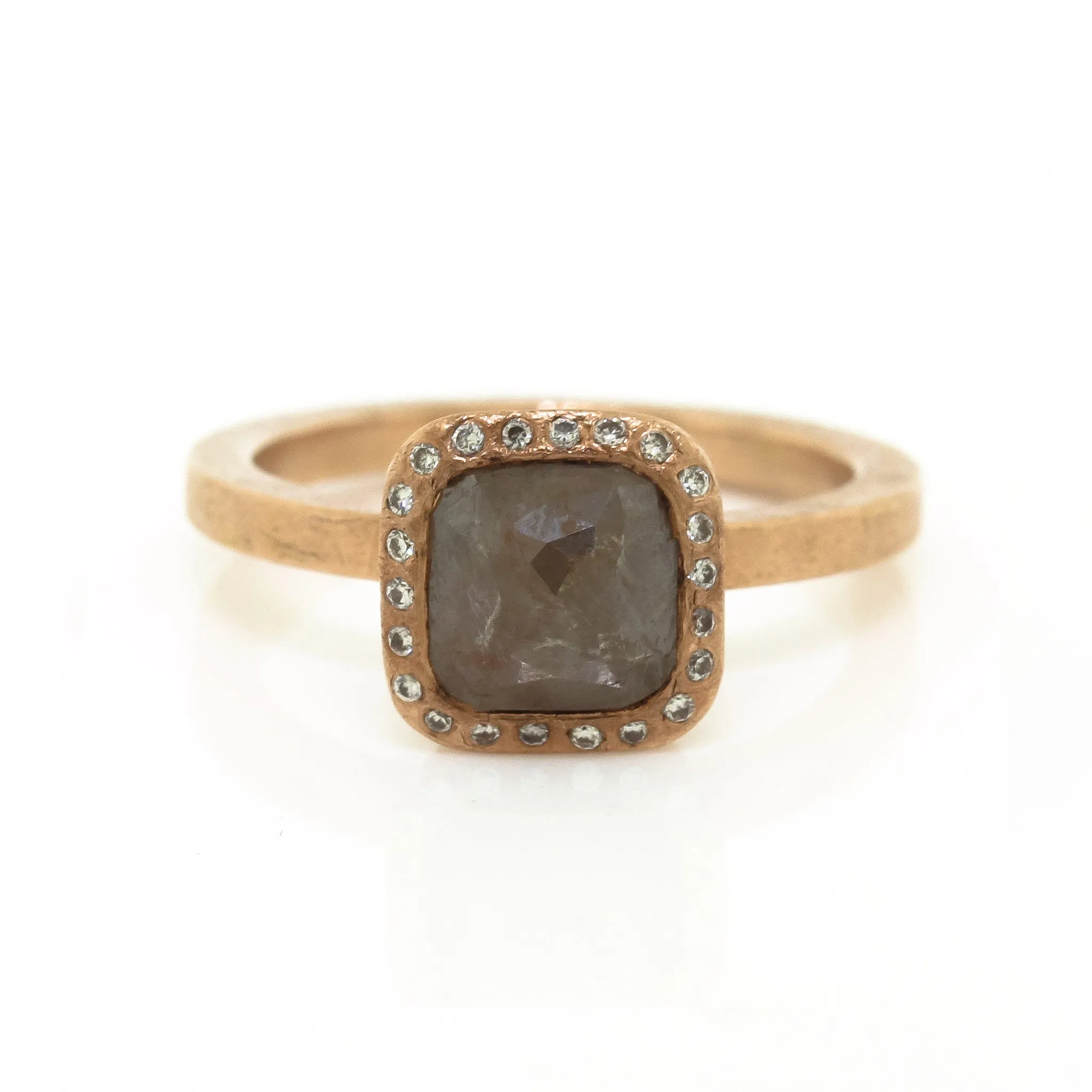 Todd Reed Silver-Grey Diamond Ring