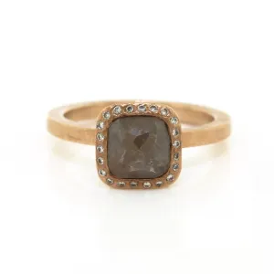 Todd Reed Silver-Grey Diamond Ring