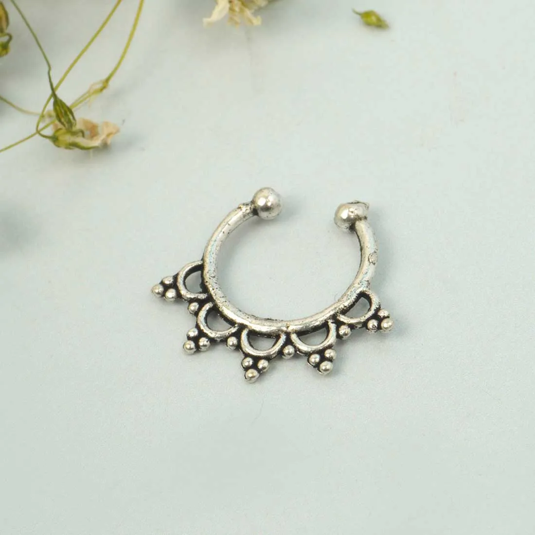Traditional Motifs Septum Ring