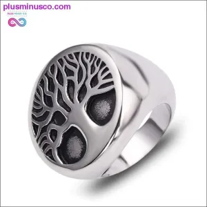 Tree of Life Ring Classic Men Viking Amulet Rings Nordic