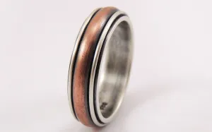 Unique engagement mens ring