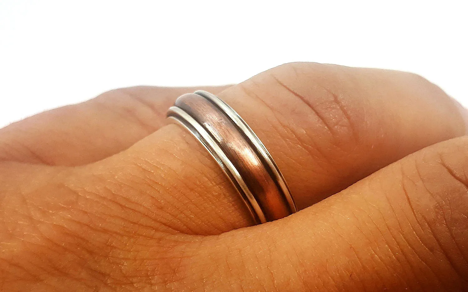 Unique engagement mens ring