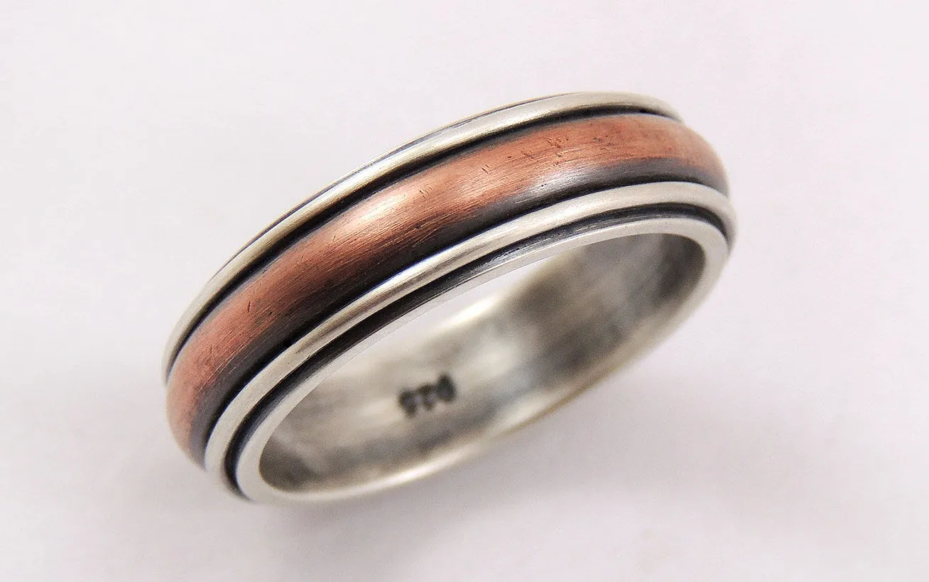 Unique engagement mens ring