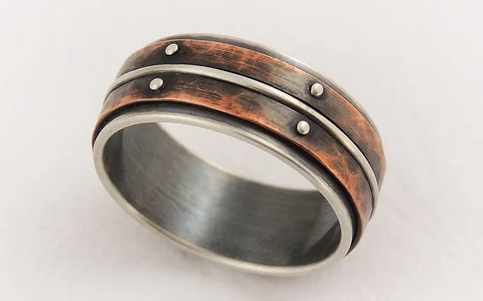 Unique mens wedding ring