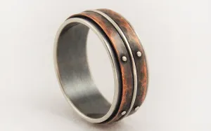 Unique mens wedding ring