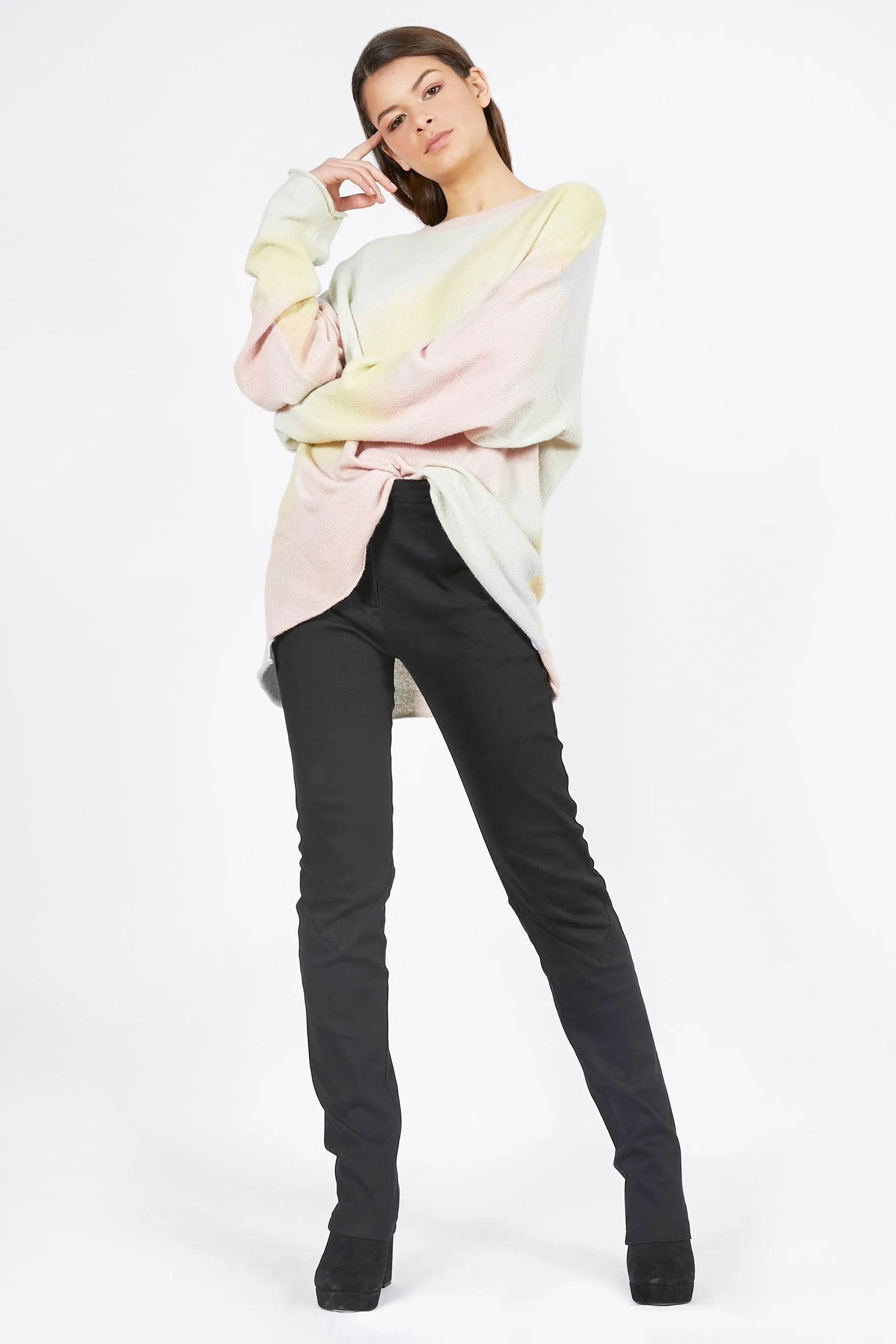 Unisex Rainbow Oversized Cashmere Jumper