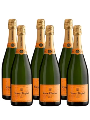 Veuve Clicquot Yellow Label Six-Bottle Case