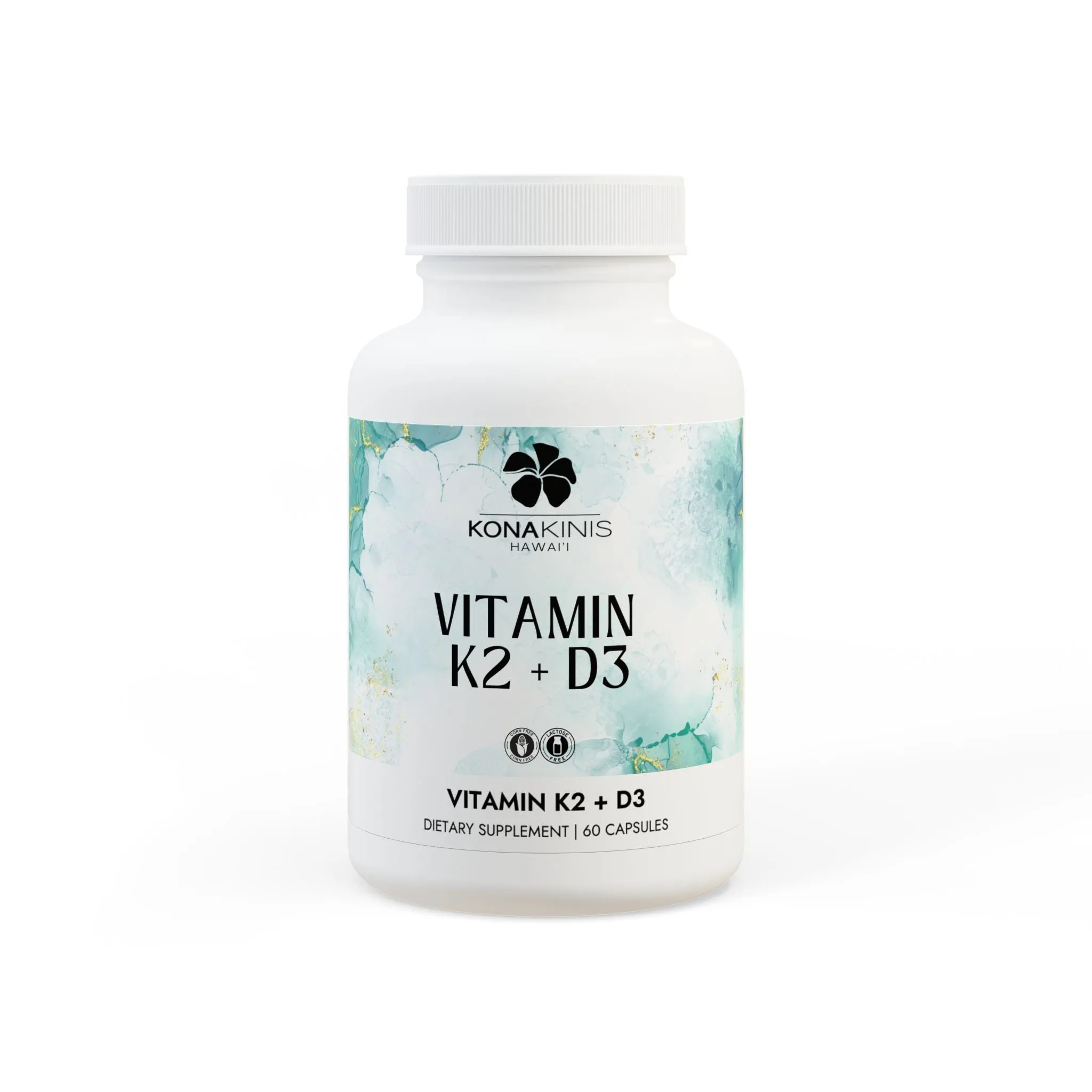 Vitamin K2   D3 Supplement (60 Capsules)