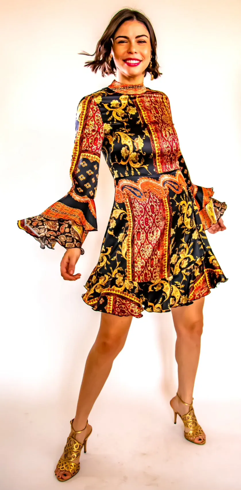 VONDRIA DRESS - Black Cashmere