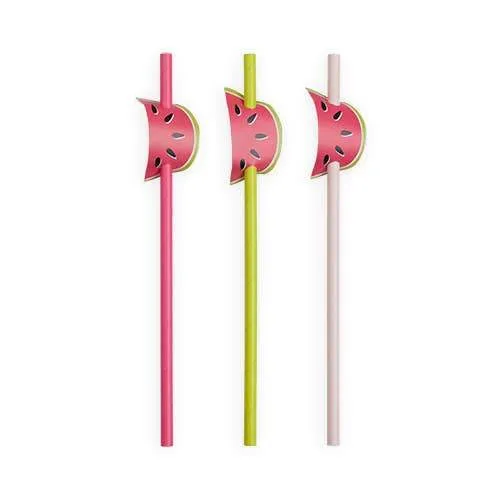 Watermelon Straws