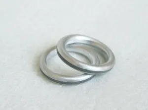 Wedding Band Set - Couple Of Industrial Minimalist Concrete rings