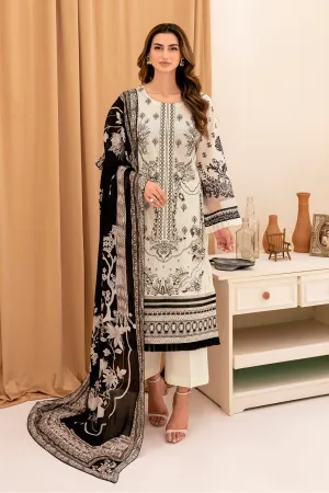 Y-704 |  Ramsha Riwayat Luxury Lawn Vol 7 Collection | Unstitched Lawn Embroidered Suits
