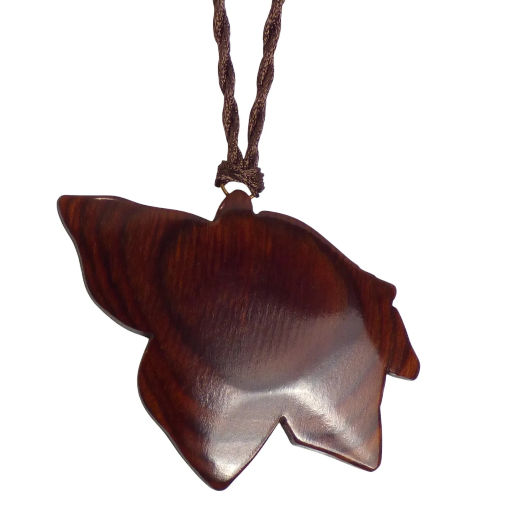 YVES SAINT LAURENT- 1970s Wood Pendant Necklace