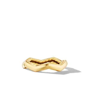 Zig Zag Stax Ring in 18K Yellow Gold, Size 7